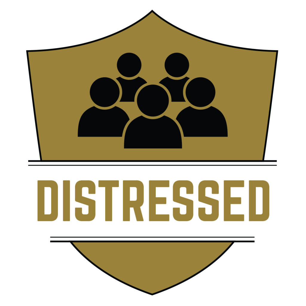 Social Impact Distressed Badge